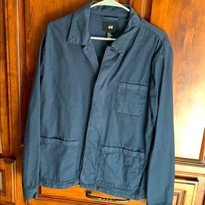 Blue button-down H&M coat